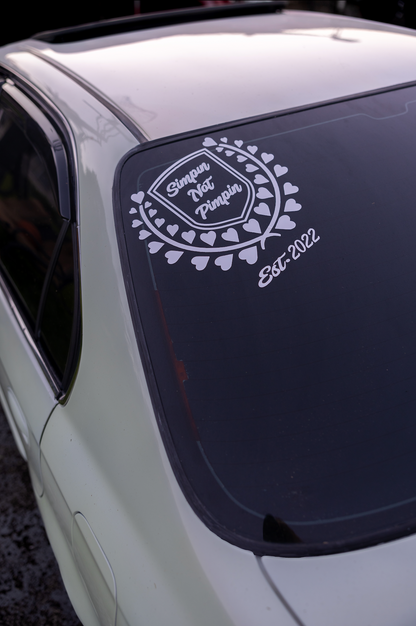 Hearts Vehicle Sticker